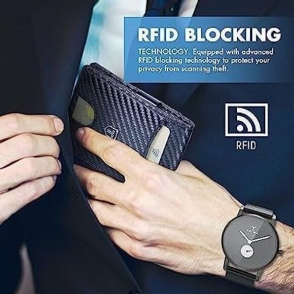 Bifold Wallet for Men - Picture 5 of 8